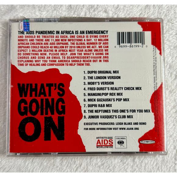 What’s Going On All-Star Tribute CD – 2001 Artists Against AIDS Worldwide Album - Picture 2 of 7